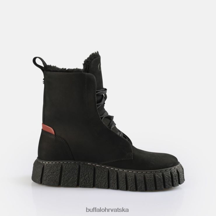 crno Buffalo rampa lace up hi tople gležnjače |čizme TDD6T464